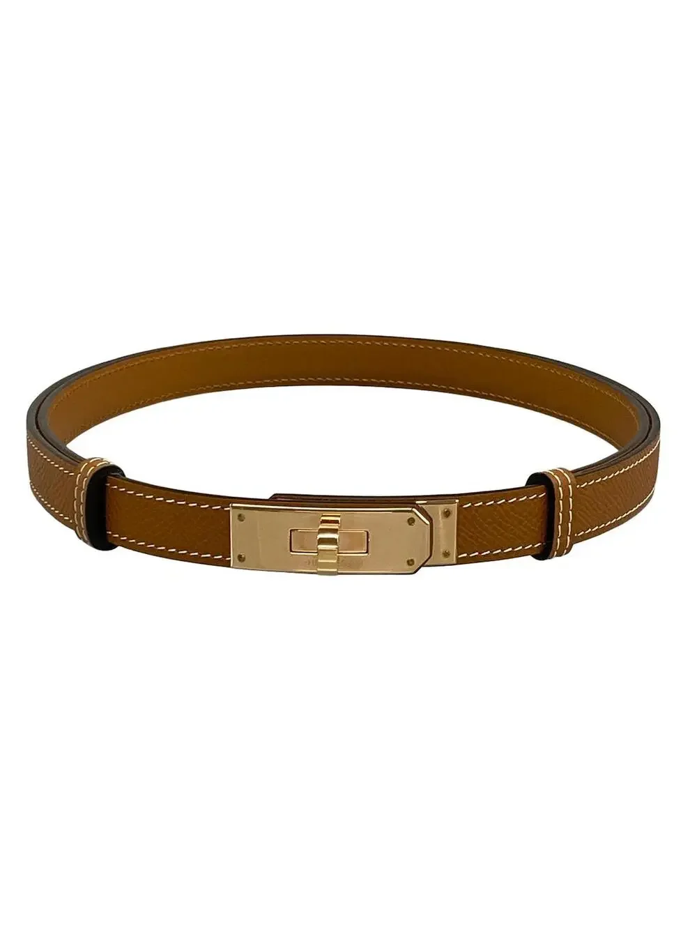 Hermes Gold Veau Epsom W Belt #300031H18B